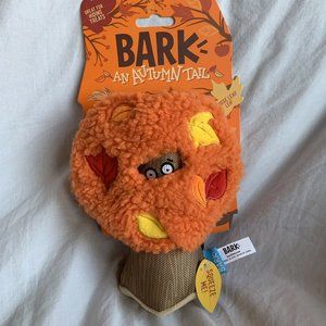 Bark Dog Chew Toy 2 Piece Fall Tree Fetch squeaky crinkle treat Hiding NWT